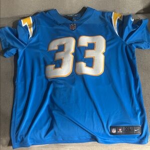 Nike Blue and Yellow Football Jersey James JR